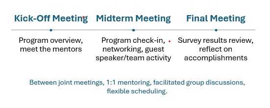PMILOC Mentoring Program timeline